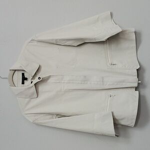Lafayette 148 new york cotton linen coated jacket